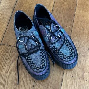 Iridescent Purple Creeper Shoes